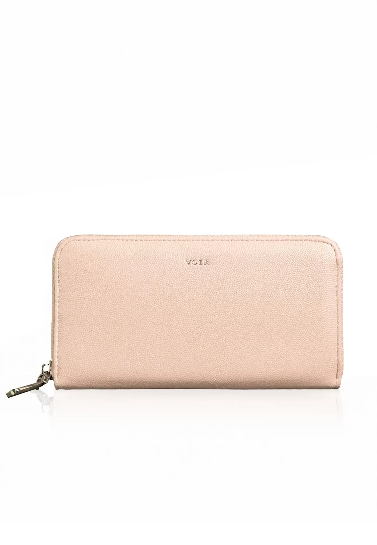 VOIR Classic Logo Zip-Around Long Wallet