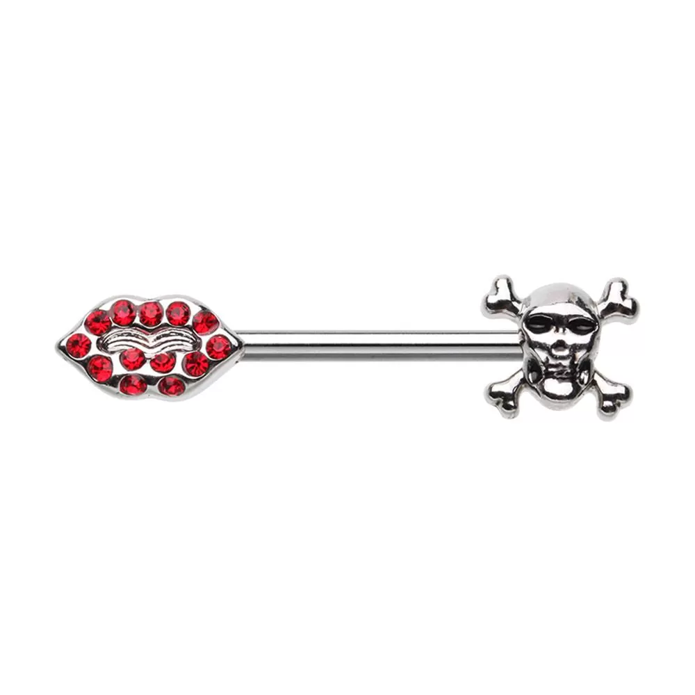 WILDKLASS Kiss of Death Nipple Barbell Ring