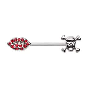 WILDKLASS Kiss of Death Nipple Barbell Ring