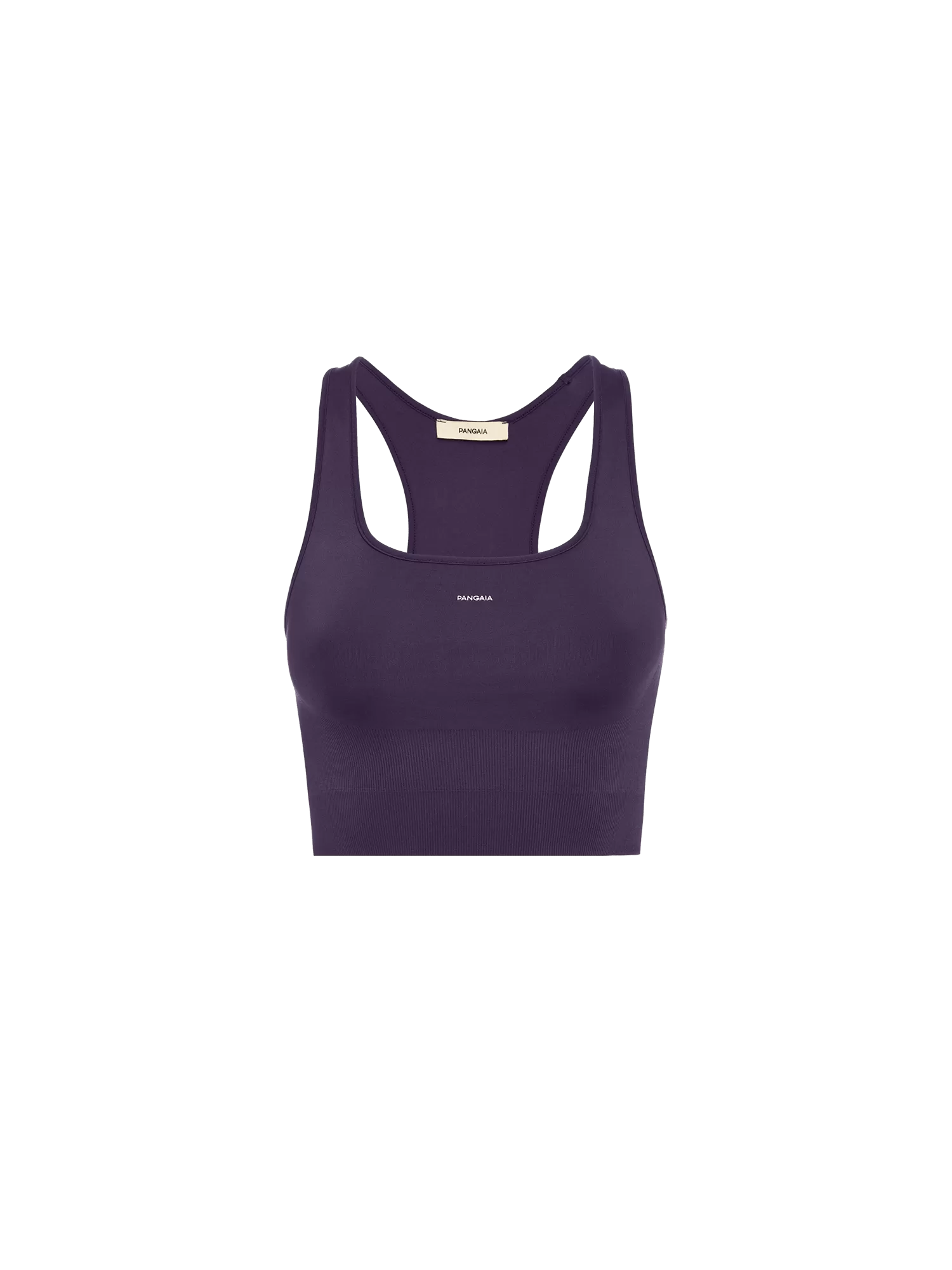 Women's Plant-Stretch Compressive Sports Bra—Blackberry Purple